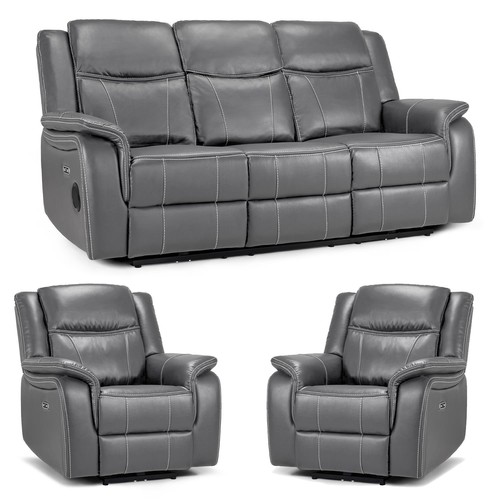 Orlando leather look - leather, black