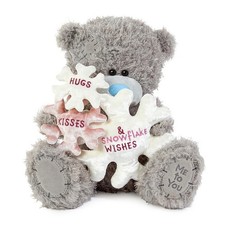 Me To You Tatty Teddy 10" Bear HUGS, KISSES and SNOWFLAKE WISHES APX01026