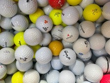 100 A B  GRADE QUALITY MIXED MODEL GOLF LAKE GOLF BALLS, IDEAL FOR BEGINNERS