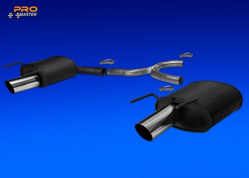 Exhaust system silencer back - system,
