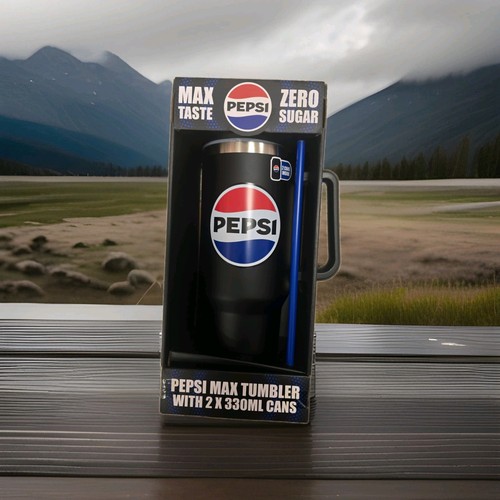Pepsi max steel tumbler cup - max,
