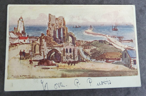 Tynemouth abbey vintage - tynemouth,