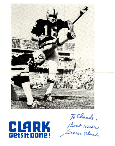 George blanda signed - george,