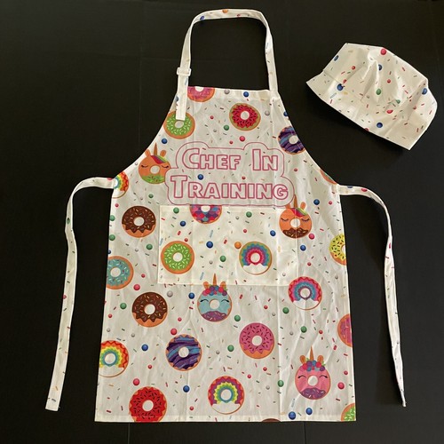 Little girls apron and chef - little,