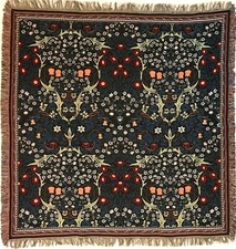 WILLIAM MORRIS "BLACKTHORN" 60" BELGIAN TAPESTRY TABLE CHAIR BED THROW 7181