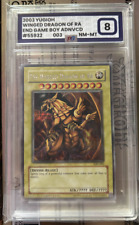 YuGiOh PG 8 Graded Winged Dragon of Ra GBI-003 SECRET Rare Egyptian God Card