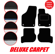 Tailored DELUXE Car Floor Mats to fit VW Golf MK6 2008 to 2013 4 Round Clips
