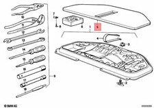 OEM BMW Sound Absorbing Foam for Tool Box E3 E9 E12 E21 E24