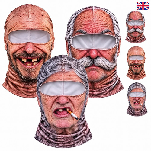 Funny face ski mask - face,