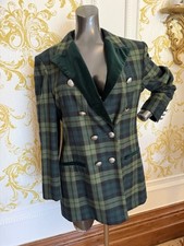 Vintage Green Tartan Fitted