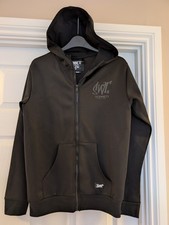 Age 12-13 Black Short Jacket with Hood Sonneti Apparel 2 Front Pockets Used