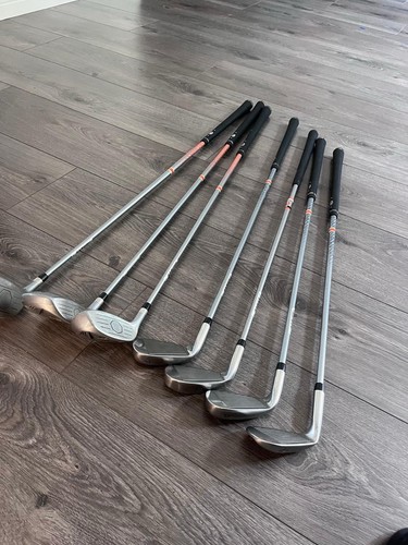 Kids golf clubs - golf, orange