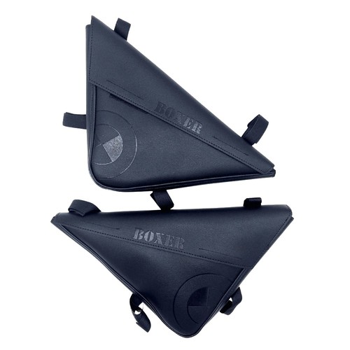 Pair faux leather - side, bags