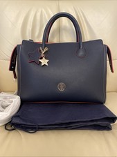 Tommy Hilfiger  Navy Tote/Crossbody Bag NEW 14”x10”