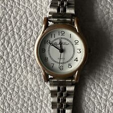 Vintage Elizabeth Rose Silver Tone Ladies Quartz Wristwatch