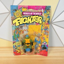 Turtle Leonardo Heroes Of The World Fighter on card 90s TMNT AD&D Bootleg KO