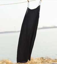 Women Camis Long Slips Dress Full Slip 100% Cotton Underdress Underskirt Chemise