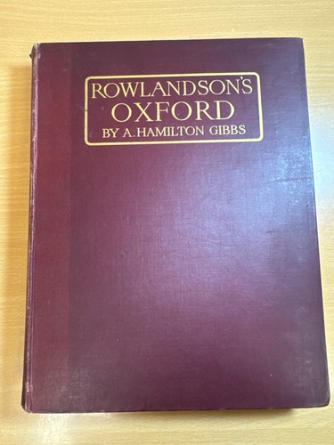 Rowlandson oxford a - oxford, by