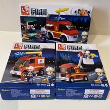 3 x Sluban Fire engine
