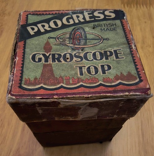 Vintage gyroscope spinning top - gyroscope,