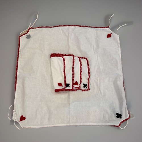 Vtg hand stitched - hand, card