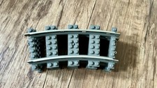 Lego 9V Track Dark Gray Curve