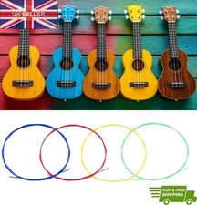 Set Of 4 ✅Quality Colored Nylon Ukulele Strings✅ UK Seller