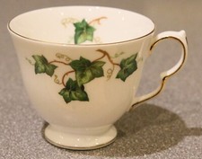 Colclough Bone China Ivy Pattern tea cup & saucer side plate trio afternoon tea