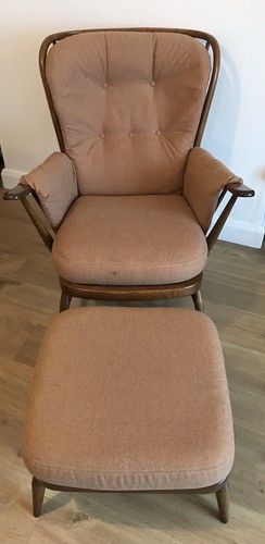 Ercol chair footstool - chair, +