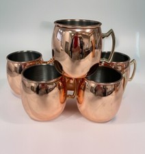 Harvey Nichols Mezclar Copper Beer Cappuccino Mugs Stylish On Trend 6-set