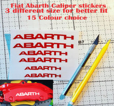 Set Of 6  RED Abarth Brake