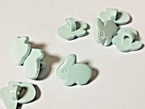 Pale blue rabbit shank - blue,