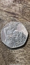 Wheelchair Basketball 50p Coin