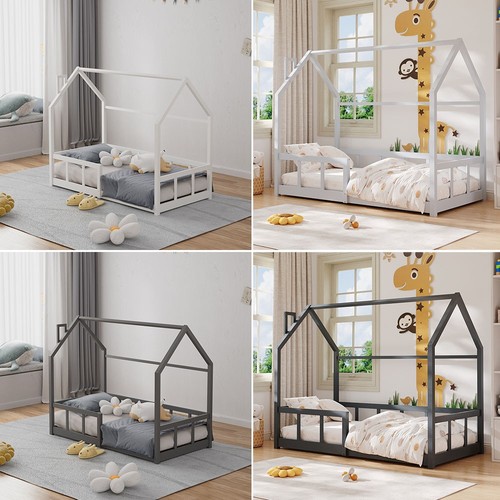 Toddler kids single house bed - toddler,