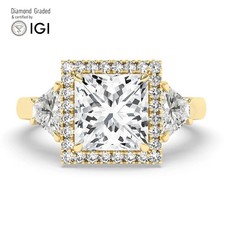 Princess Diamond Trilogy Ring