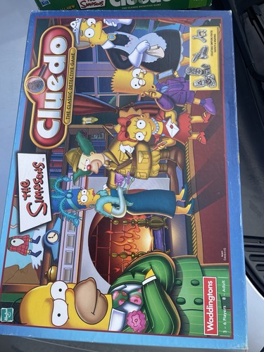 Cluedo board game the - board, simpsons