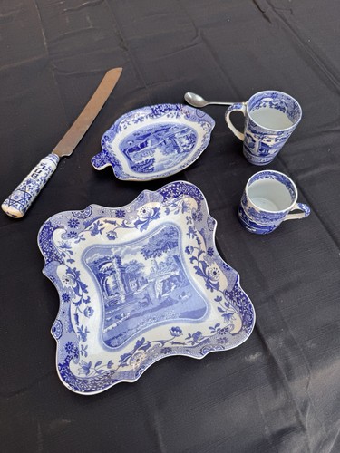 Spode blue italian copeland - &,