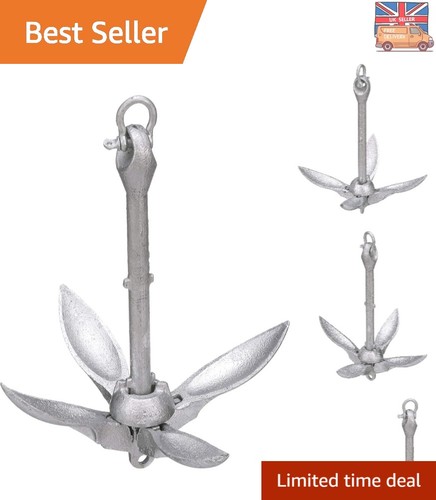 Folding grapnel anchor - folding,