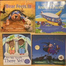 4x kids paperback books -