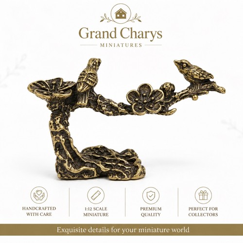 Scale bronze effect bird - scale,