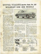 WOLSELEY 6/90 SALOON 1956