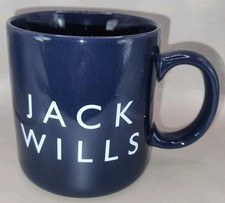 Jack Wills Finest Goods Large Ceramic Navy Blue Mug - Fabulously British