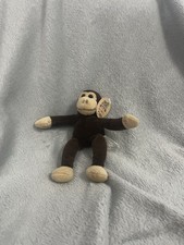 Deagostini My Animal Kingdom Small Claire Monkey Soft Toy Plush Beanie