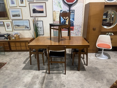 Teak nathan dining table - dining,
