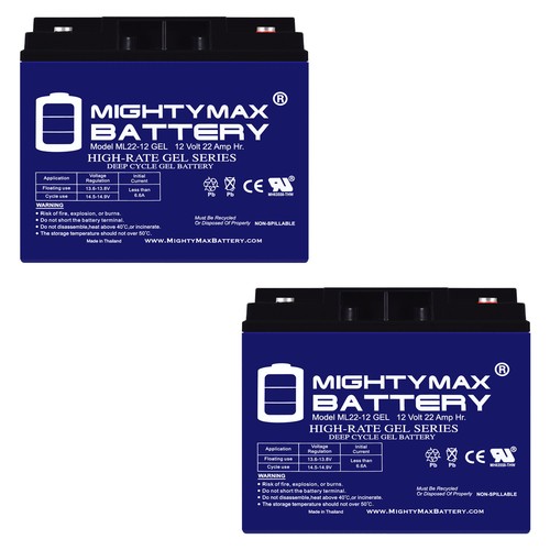 Mighty max 12v 22ah - max,