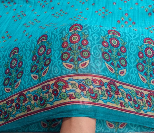 Sushila vintage teal - vintage, blue