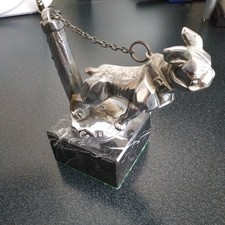 Bulldog chain car mascot - car,