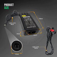 12V 1A-10A DC PSU Charger Power Supply Adapter for CCTV Camera LED Strip UK Plug