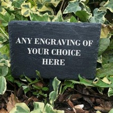 Personalised Slate Plant