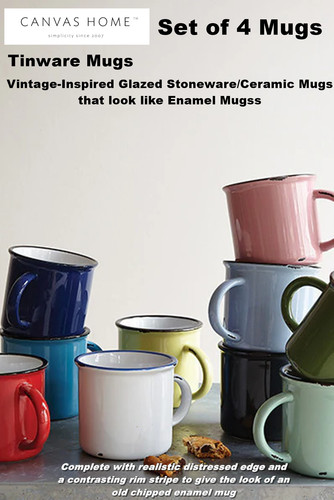 Tinware ceramic mug - tinware, of